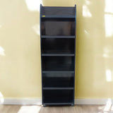 Multi-Purpose Shelf Shoes, Books & Lounge Organizer Space Saving Storage Full Wooden Rack(Black)