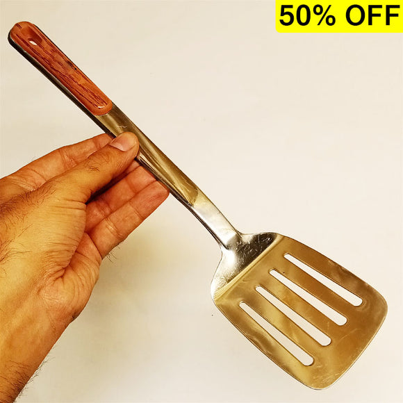 Stainless Steel Flat Cooking Spatula ( Medium Size)