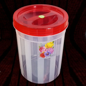 Novel 9-Litre Plastic Air-Tight Food Storage Jar ( Random Colors )