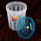 Novel 7-Litre Plastic Air-Tight Food Storage Jar ( Random Colors )