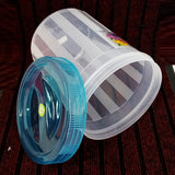 Novel 7-Litre Plastic Air-Tight Food Storage Jar ( Random Colors )