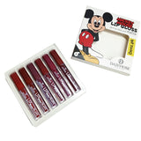 Daisy Rose Mickey Mouse Pack Of 6pcs Nude Matte  Waterproof Lip Gloss Set