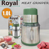 Royal Professional Small-Size 1-Litre Stainless Steel Meat & Vegetable Multi-Function Chopper