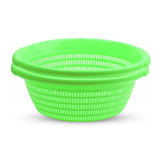 Appollo Vegetable and Fruit Medium Size Drain Plastic Basket (Random Colors Will be sent)