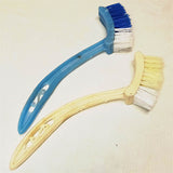 Multi-Purpose Bend Small-Size Cleaning Soft Brush ( Random Colors )
