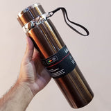 Sports Stainless Steel 800ml Water Bottle Hot & Cool ( Random Colors Will Be Sent )