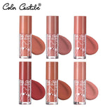 Color Castle Pack Of 6pcs Nude Matte Portable Lip Gloss Set With Case