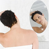 Sticky Self-Adhesive OVAL Shape Small-Size Mirror Sticker Paper ( 12-inches X 8-inches Size )