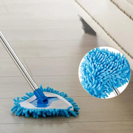 Adjustable Length Roof Solar Plates Walls Cleaning Duster Small Triangle Mop ( Random Colors Will Be Sent