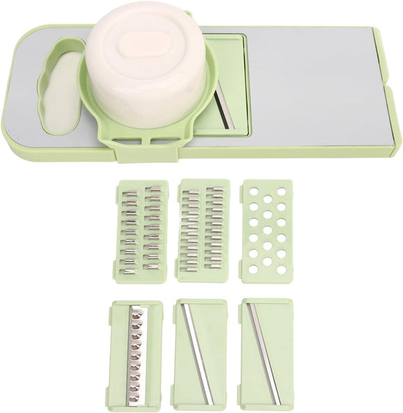 Stainless Steel 5-in-1 Multifunction Kitchen Master Vegetable Slicer Stainless Steel Super Sharp Blades