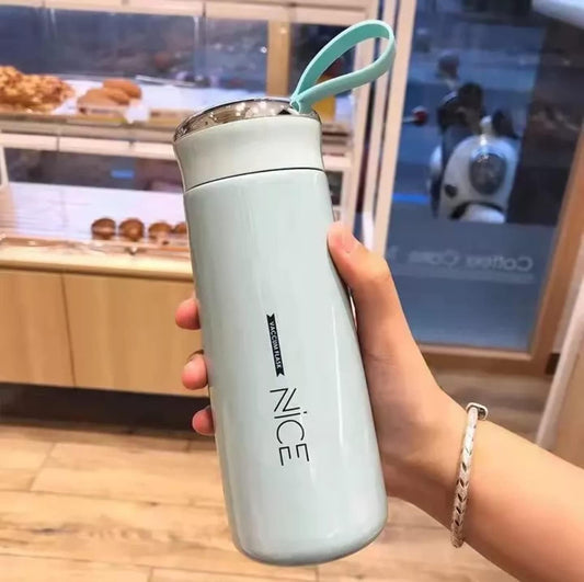 Nice 400ml Glass Water Bottles (Random Colours Will be Sent)