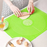 Silicone Non-Stick Kitchen Baking Fondant Pastry Mat ( 20 X 16 inches) ( Random Colors Will Be Sent)