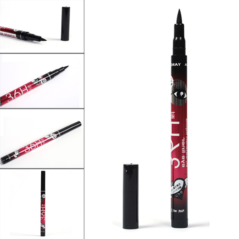 Yanqina Precision Black 36h Waterproof Smudge Proof Marker Eye Liner Denzpk 