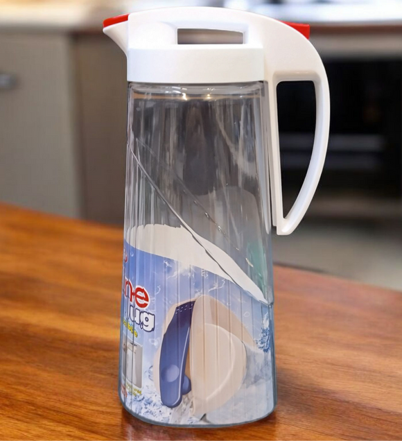 Bright 1.7-Litres Plastic Transparent Air-Tight Water Jug
