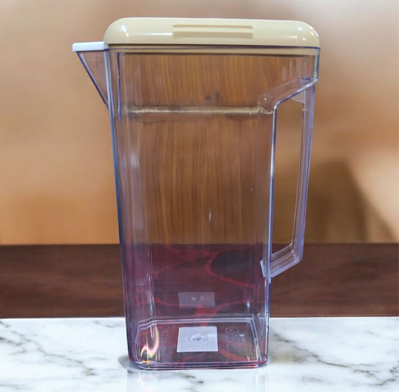 Maxware Sleek 1.8-Litres Plastic Transparent Air-Tight Water Jug