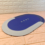 Super Absorbment Rubber Anti slip Door Washroom Mat (Random Colors Will Be Sent)