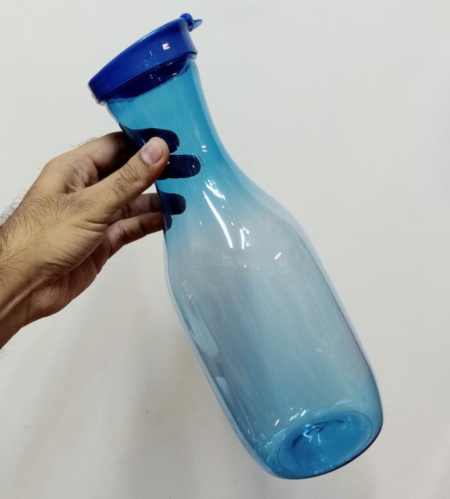 Choice Transparent Plastic 1.7-Litre Pet Kitchen Multi-Purpose Oil & Water Bottle ( Random Colors Will Be Sent )