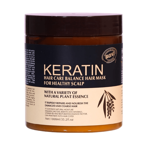 Keratin 1kg Hair Mask With Variety Of Natural Plant Essence Brazil Nut For Healthy Scalp