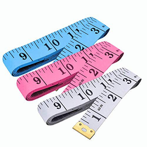Manual Measuring 60-inches Plastic Inch Tape ( 5-Feet)