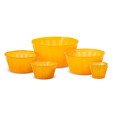 Appollo Pack Of 7pcs Crisper Food Keeper Container Set (Random Colors Will be sent )