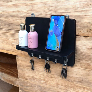 Wooden Wall-Mount Home Decor Keys Organizer