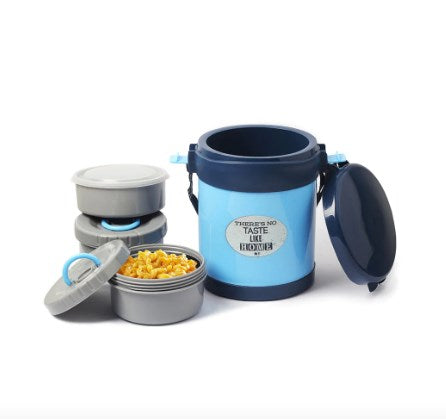 Appollo MAc Medium Size Tiffin Box For One Person Serving ( Random Colors Will Be Sent )