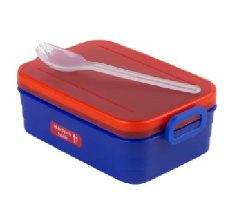 Appollo Kids Bunny School Plastic Tiffin & Lunch-Box With Spoon ( Random Colors Will Be Sent )