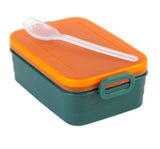 Appollo Kids Bunny School Plastic Tiffin & Lunch-Box With Spoon ( Random Colors Will Be Sent )