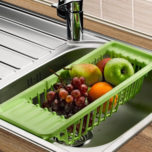 Plastic Sink Side Drain Basket ( Random Colors Will Be Sent)