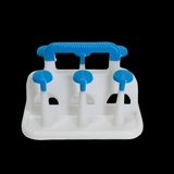 Unique Plastic Glass Stand 6-Placements (Random Colors Will be Sent)