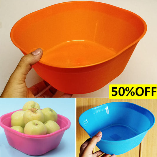 Maxware Blend 3.5-Litre Large-Size Plastic Bowl ( Random Colors )
