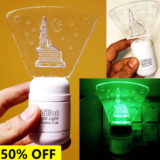 Millat Zero Watt Small Size Led Night Bulb Vibrant Colors ( Random Assorted Colors )