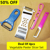 Bundle Pack Of 4pcs Vegetables Peeler & Slicer Deal Offer