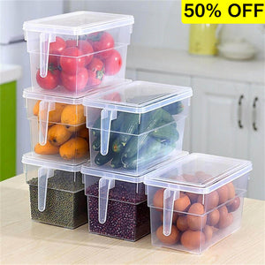Imperial Pull-Out Handle Fridge & Multi-Purpose Storage Box With Lid ( Random Colors Will Be Sent )