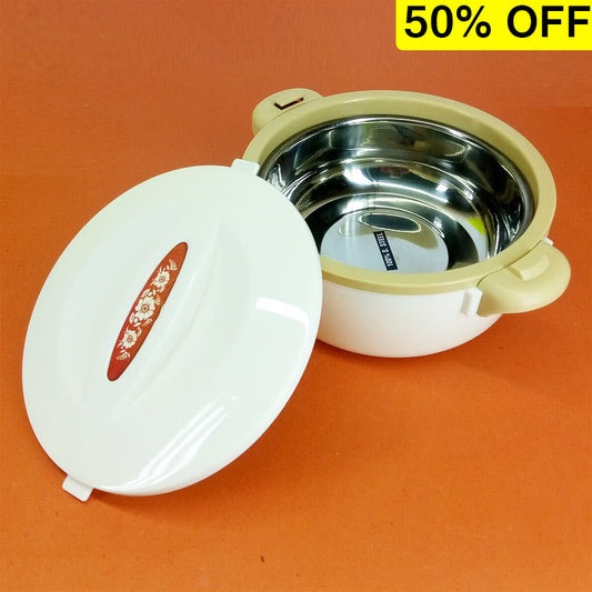 Appollo Chef 4000ml Large-Size Stainless Steel Roti Hot-pot ( Random Color )