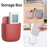 Self-Adhesive Sticky Multi-Purpose Mobile Pocket Holder Wall-Mount ( Random Colors Will Be Sent)