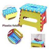 Foldable Small Size Kids' Plastic Baby Stool ( Random Colors Will Be Sent )