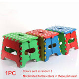 Foldable Small Size Kids' Plastic Baby Stool ( Random Colors Will Be Sent )