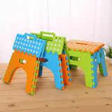 Foldable Small Size Kids' Plastic Baby Stool ( Random Colors Will Be Sent )