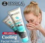 Jessica Ice Shock Cooling 125ml Face Wash Facial Foam With Menthol Crystals & Cooling Balls