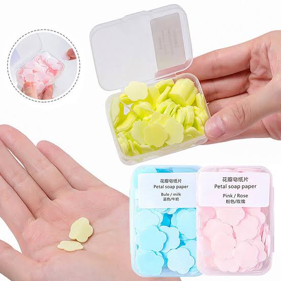 Disposable Mini Travel Flower Shape Hand Wash soap
