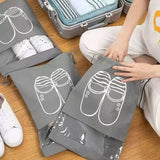 Travel Shoes Storage Non-Woven Safe Cover With Clear Window