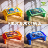 Multi-Purpose Plastic Kids Study & Laptop Table With Side Storage Boxes ( Random Colors Will be Sent )