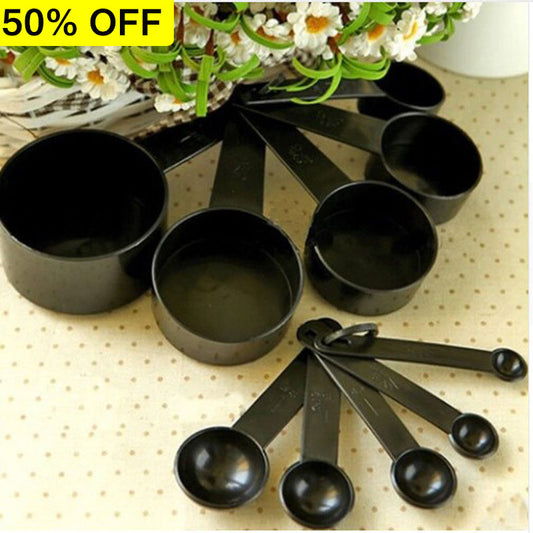 Pack Of 10pcs Measuring Plastic Spoon & Cup Set