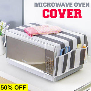 Water & Oil Proof Parachute Micro-Wave & Oven Cover ( Random Designs Will Be Sent )