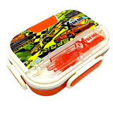 Pro Stainless Steel Insulated 2 Grid Lunch Box (Random Characters Will be Sent)