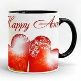 Happy Anniversary Printed High Quality Premium Ceramic 250ml Mug