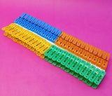 Pack Of 48pcs Plastic Laundry Small-Size Cloth Pegs Clips