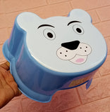 Charlie Printed Extra-Small Size Kids' Character Plastic Baby Stool ( Random Colors Will Be Sent )
