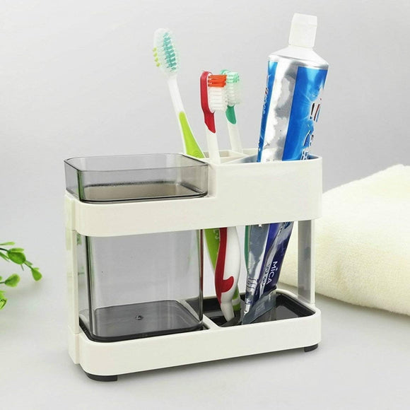 Smart Brush & Multi-Purpose Cutlery Remote Cosmetics Stationary Holder Organizer